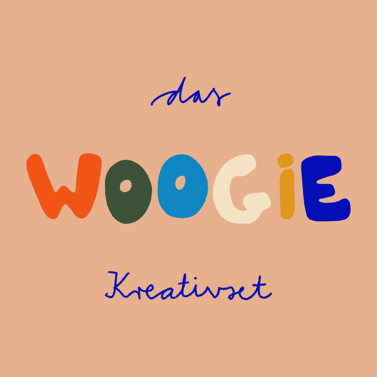 Bügelbuchstaben Kreativset - Woogie + Motivbogen