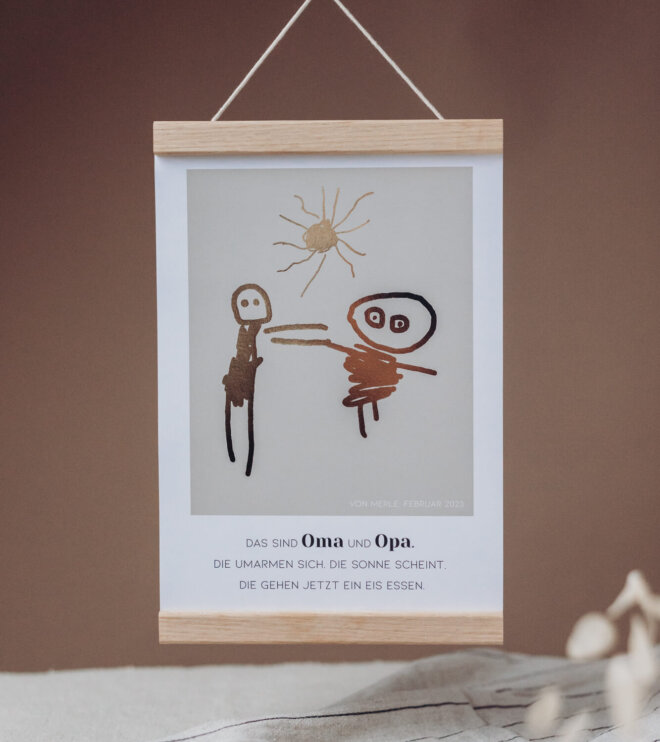 Kinderkunst Gold - A4