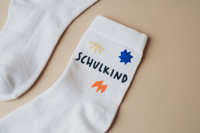 Bügelbilder - Schulkindsocken - Woogie – Bild 4