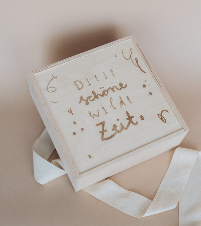 Erinnerungskiste für Mamas und Papas - Diese schöne wilde Zeit