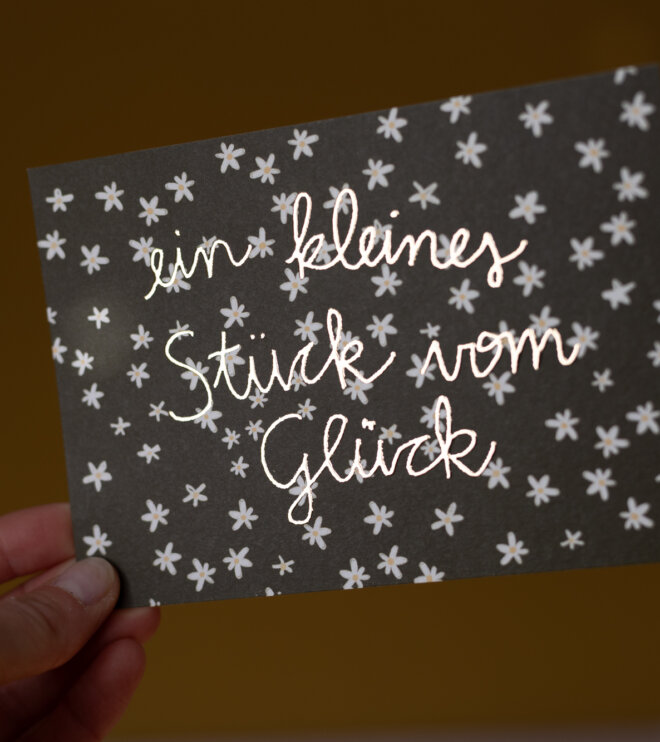 Karte - Ein kleines Stück vom Glück
