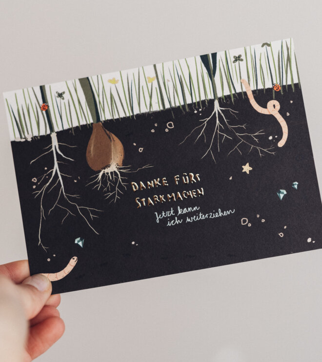 Karte - Danke fürs Starkmachen